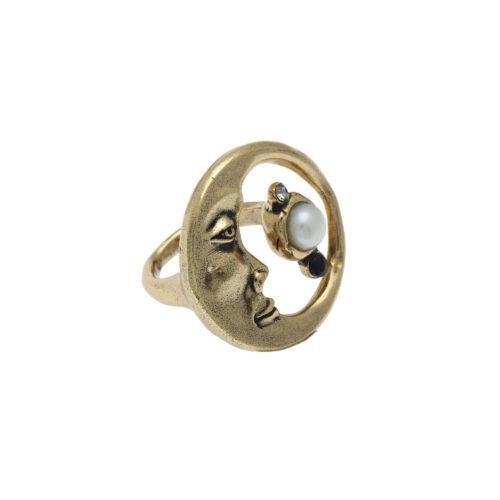 Crescent Moon Ring - Image 1