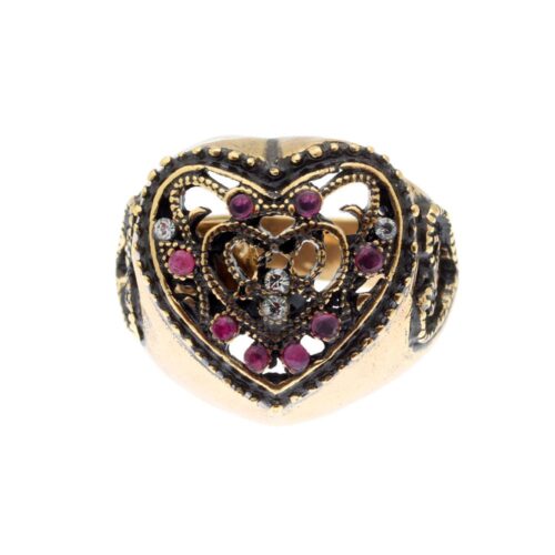 Openwork Heart Ring - Image 2