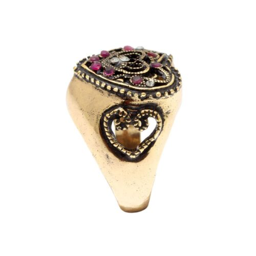 Openwork Heart Ring - Image 3