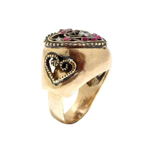 Openwork Heart Ring - Image 4