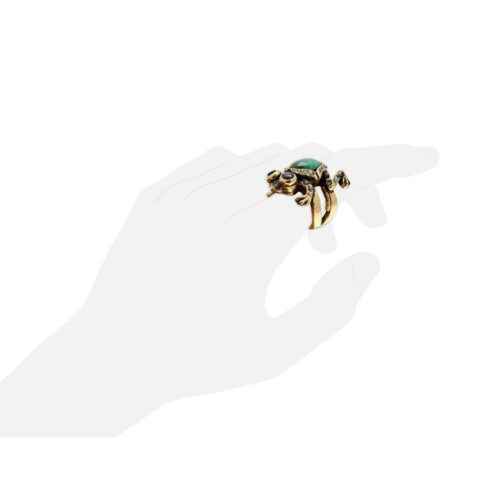 Green Frog Ring - Image 4