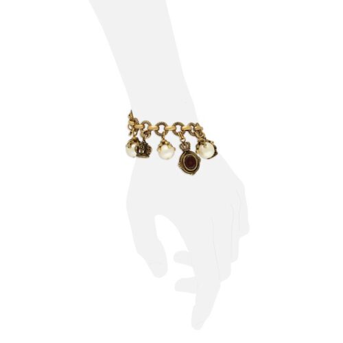 Pearl and Crown Bracelet - Image 2