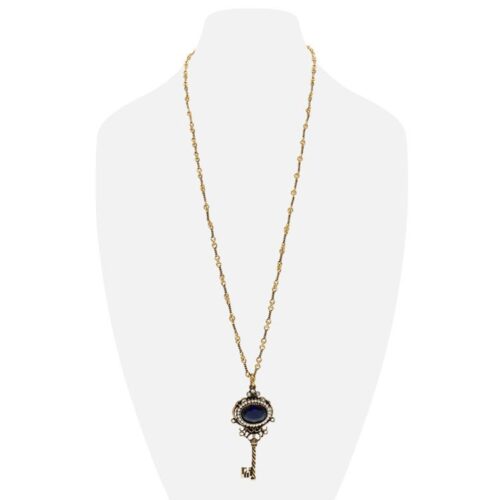 Blue Key Necklace - Image 3