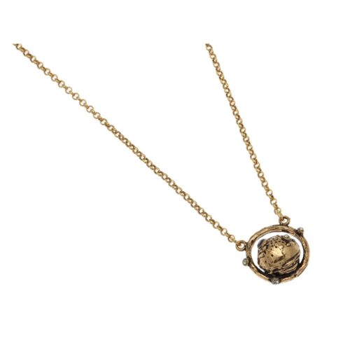 Collana fatta a mano con pendente con pietre dure