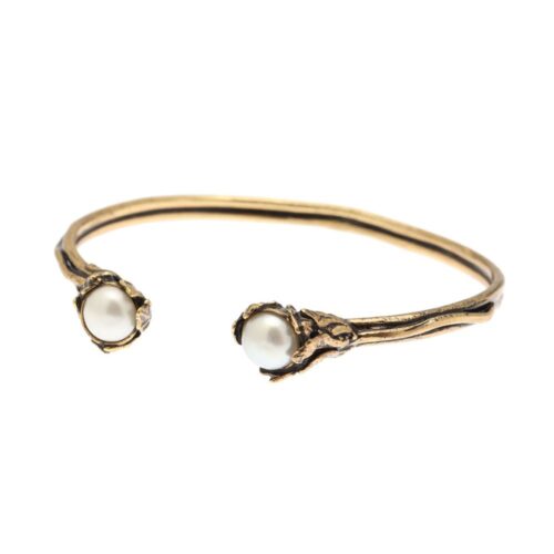 Bracciale artigianale con perle
