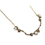 Collana fatta a mano in Italia con perle