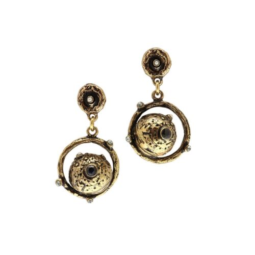 Orecchini creativi con perle e swarovski