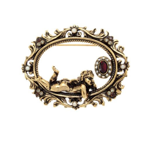 Cherub of frame Brooch - Image 1