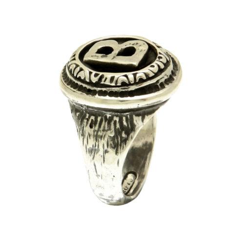 Silver Initials Ring - Image 4