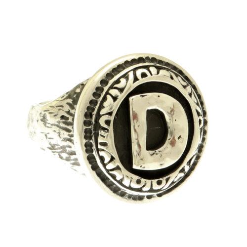 Silver Initials Ring - Image 11