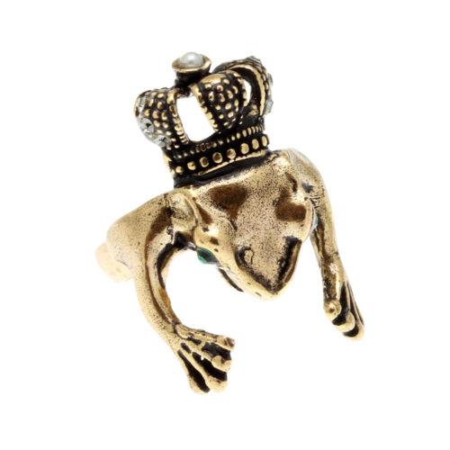 Crowned Frog Ring - Image 4