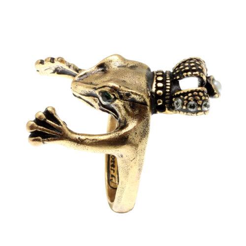 Crowned Frog Ring - Image 3