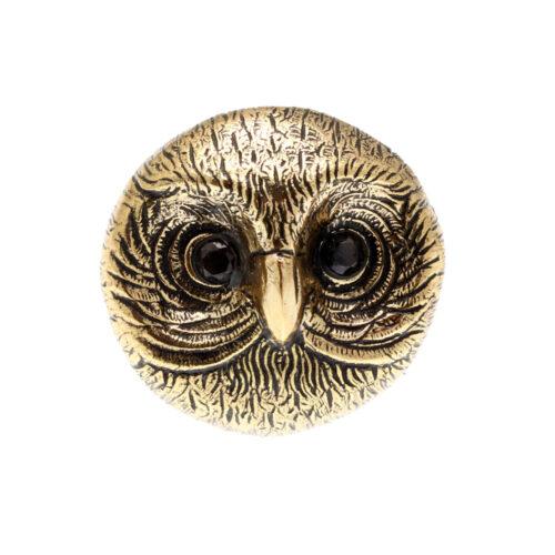 Eyes Sapphire Owl Ring - Image 2