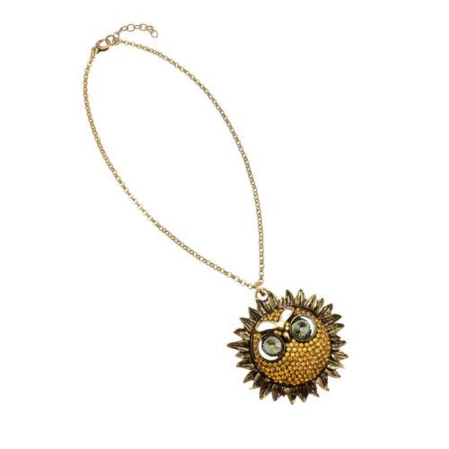 Sunflower Owl Necklace - Image 3
