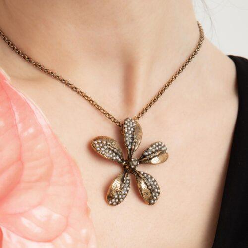 Necklace with Flower - Image 5