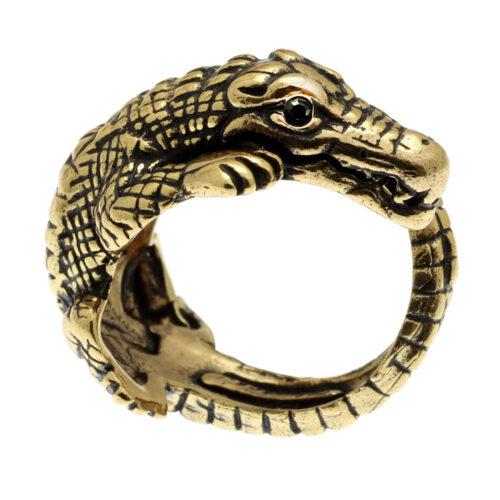 Emerald Crocodile Ring - Image 2