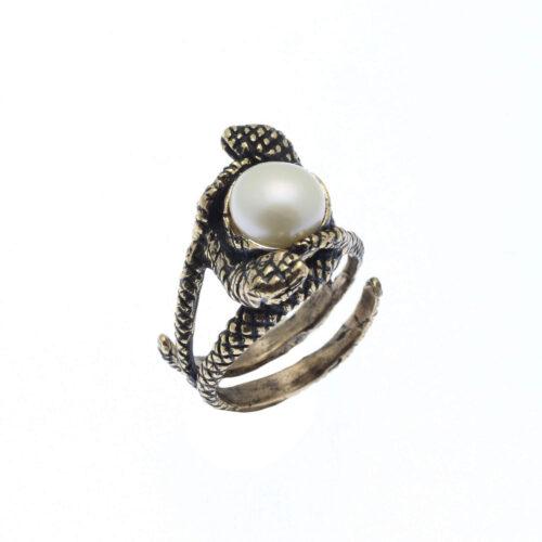 Pearl Serpents Ring