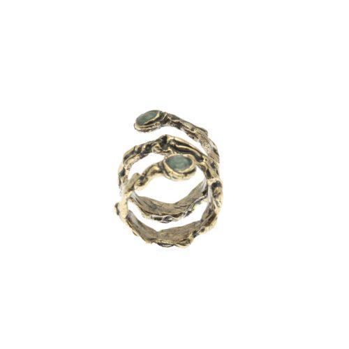 Sapphire Spiral Ring - Image 4