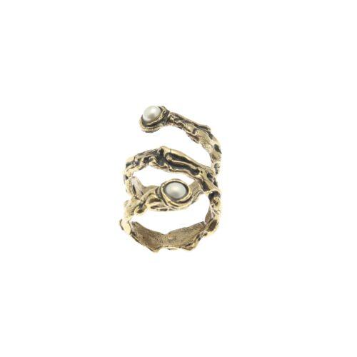 Pearl Spiral Ring - Image 4