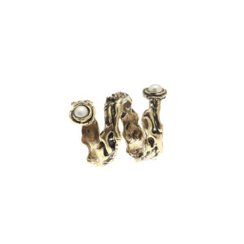 Pearl Spiral Ring - Image 3