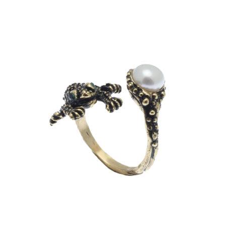 Pearl Frog Ring - Image 3