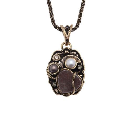 Heart and Two Cups Necklace - Image 3