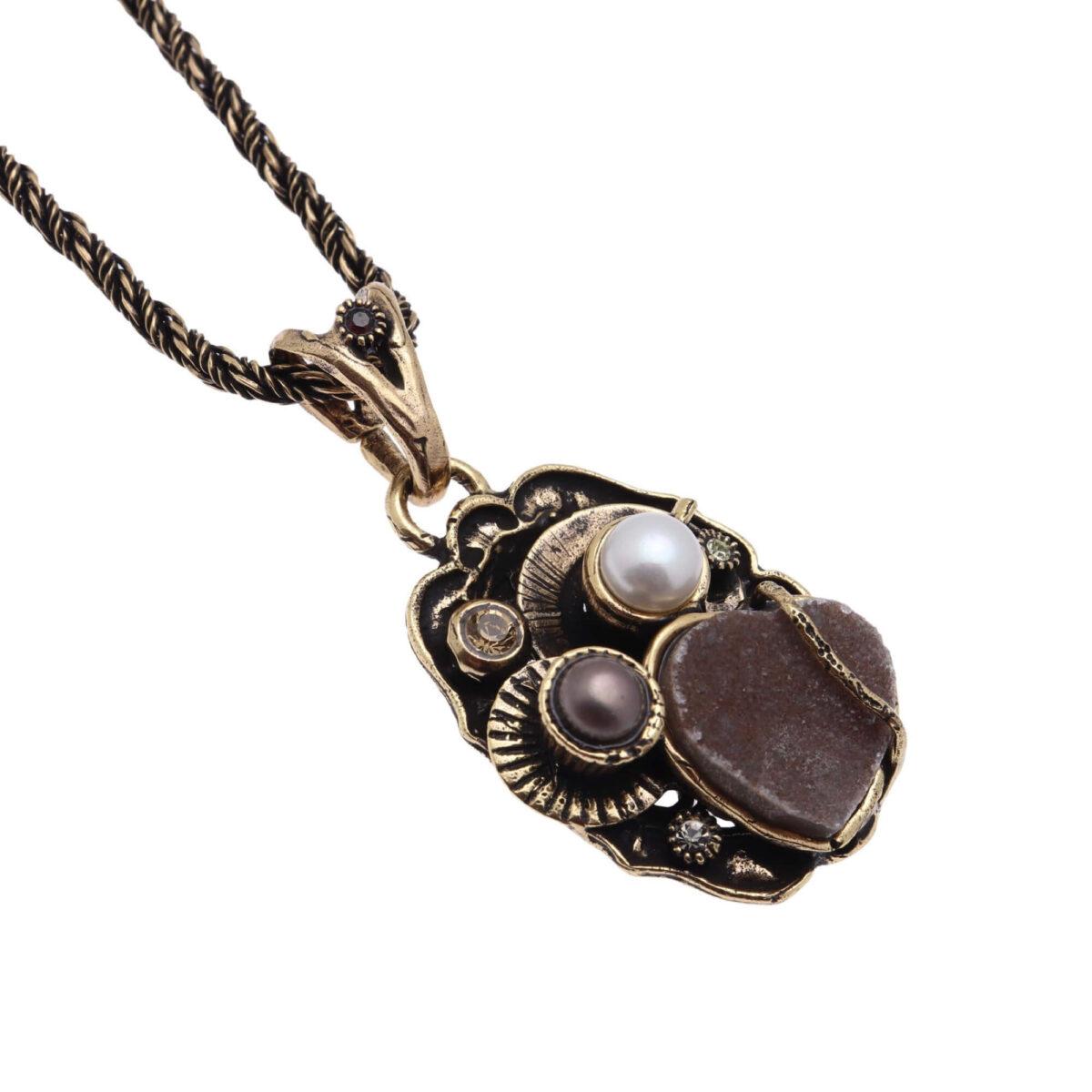 Heart and Two Cups Necklace
