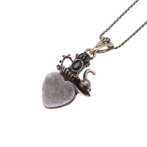 Heart and Teapot Necklace - Image 3