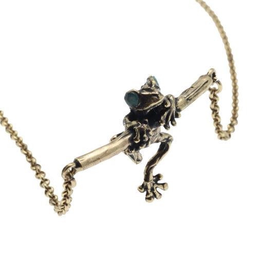 Frog on Branch Necklace - Image 3