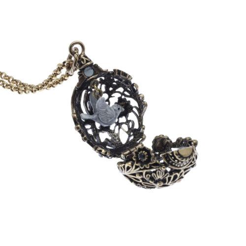 Easter Egg Necklace with Dove - Image 2