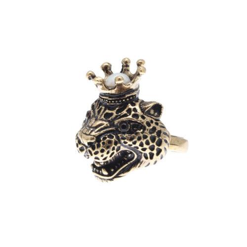 Jaguar Ring with Crown - Image 3