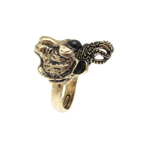 Lion Ring with Crown - Image 3