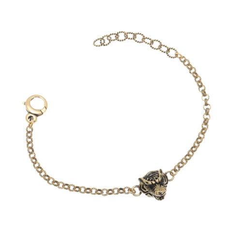 Tiger Bracelet with Garnet - Image 1