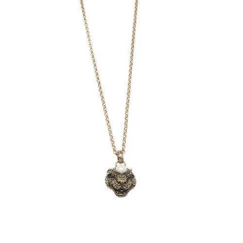Jaguar Necklace with Pearl - Image 2