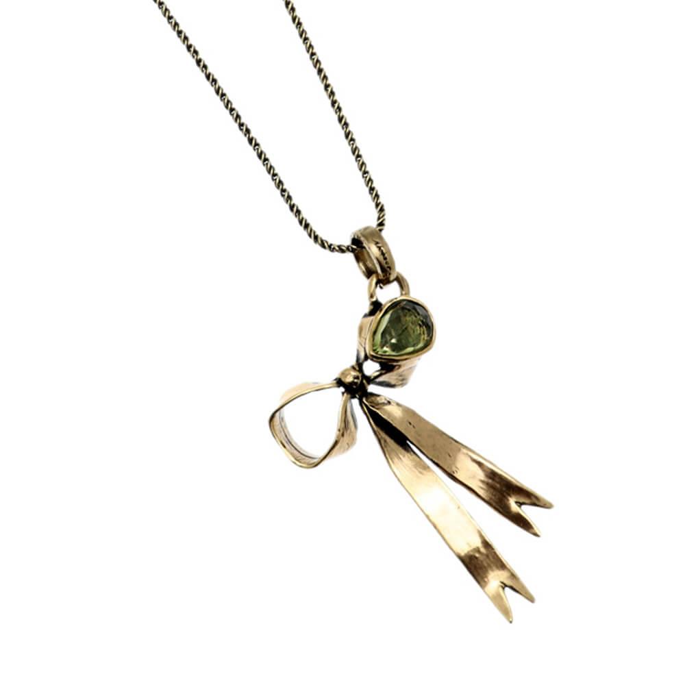 Golden Bow Necklace