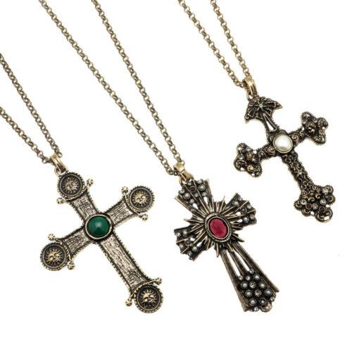 Pearl Cross Necklace - Image 4