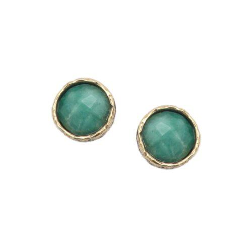 Simple Emerald Earrings - Image 1
