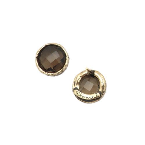 Simple Smoky Quartz Earrings - Image 2