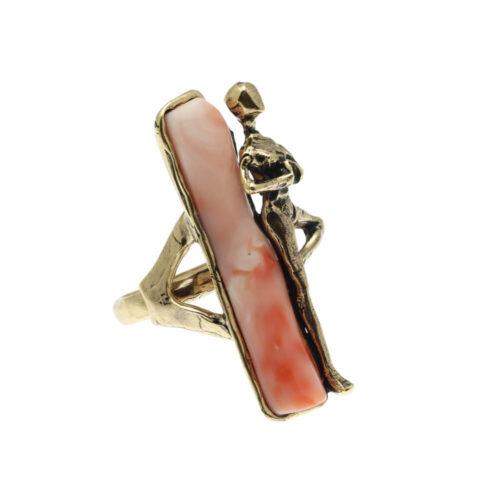 Yoga Ring with Coral - Image 2