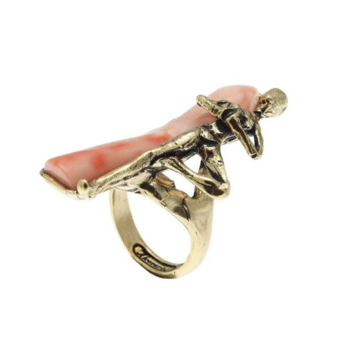 Yoga Ring with Coral - Image 3