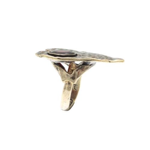 Heart Ring with Garnet - Image 4