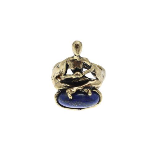 Yoga Ring with Lapis