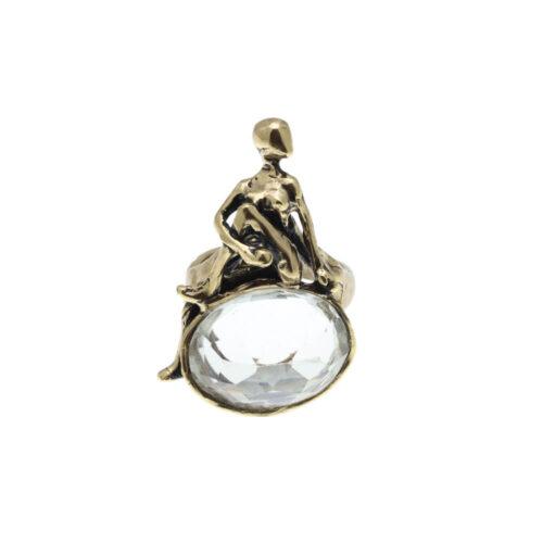 Yoga Ring with Rock Crystal