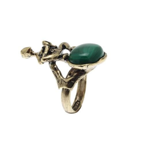 Yoga Ring with Malachite - Image 4