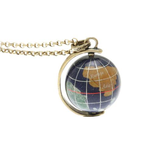 World Map Necklace