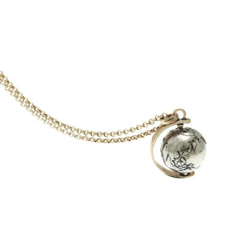 Metal Globe Necklace - Image 3