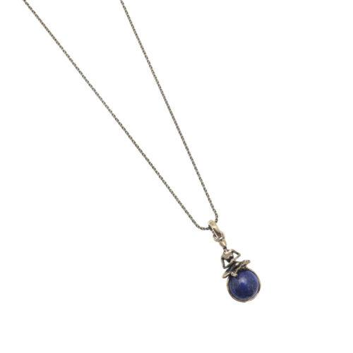 Yoga Necklace with Lapis - Image 3