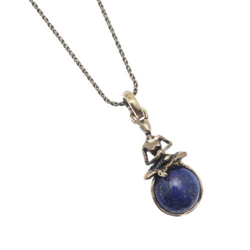 Yoga Necklace with Lapis - Image 1