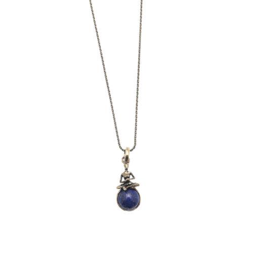 Yoga Necklace with Lapis - Image 2