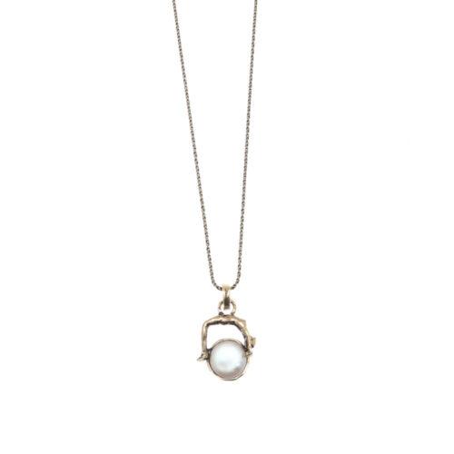 Yoga Necklace with Pearl - Image 2